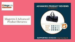 Magento 2 Advanced Product Reviews by MageAnts