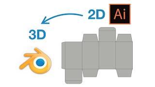 Tutorial import Illustrator into Blender 3D - Import dxf to Blender 3D - speed normal