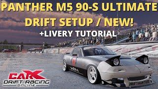 Best Panther M5 90-S Ultimate Drift Setup - CarX Drift Racing PS4 / XBOX ONE / PC