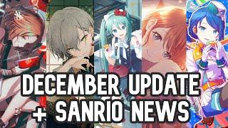 DECEMBER UPDATE + SANRIO NEWS - PROJECT SEKAI GLOBAL