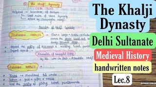 The Khalji Dynasty || Delhi Sultanate || Medieval History || Lec. 8 || An Aspirant !