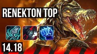 RENEKTON vs MALPHITE (TOP) | 45k DMG, 500+ games | NA Master | 14.18