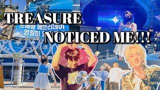 TREASURE NOTICED ME!!!! first row 1st @TREASURE  concert "trace" seoul VLOG + yedam new song