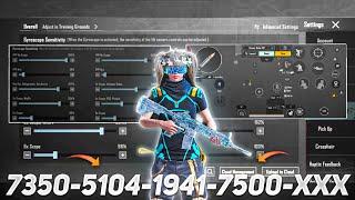 New Update 3.2Best Sensitivity code + Control Settings Pubg Mobile/Bgmi Sensitivity Settings 2024