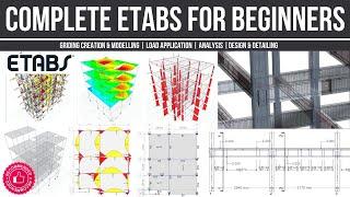 Complete ETABS Structure Design in ETABS 2021