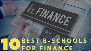 10 Best Business Schools for Finance