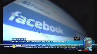 Teens duped into sending nude photos to fake girl