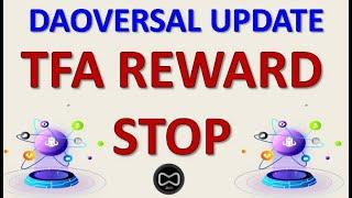 Hyperverse Update | TFA Reward Stop Now | Daoversal Update#daoversal #hyperfund #hyperverse #crypto