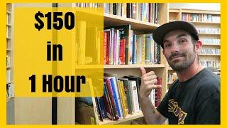 How to Make $150 Profit in 1 hour - Book Sourcing on Vacation in Foreign Lands