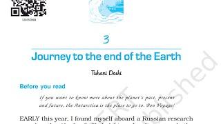 Journey to the end of the earth (Vistas) line by line explanation in hindi | Class 12 English |