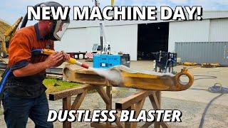 New Machine Day! | Setup & Testing | RapidBlast™ SD140 Dustless Blaster