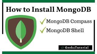 How to Install MongoDB 7.0.5, MongoDB Compass and MongoDB Shell (mongosh) on Windows 11/10 | 2024