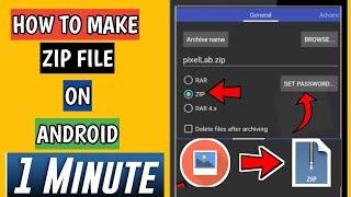 How to make zip file in Android 2024 [ Easy ]