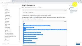 Xamarin Essentials - Geolocation