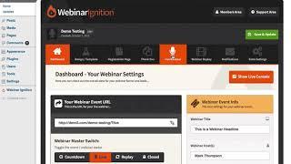Core Overview - Getting Familiar With The WordPress Webinar Plugin from WebinarIgnition