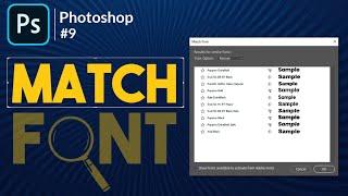 How To Match Fonts From Any Image In Photoshop | Match Font Photoshop Tutorial
