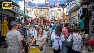 ⁴ᴷ Skopje, North Macedonia: Walking around the Old Bazaar.