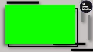 Minimalist Frame Green Screen Animation Effects [HD video] Chroma Key Minimalist Animation