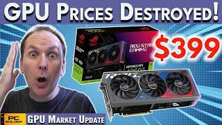  GPU Prices Destroyed!  AMD vs NVIDIA Price War  Best GPU for Gaming 2024 (March)
