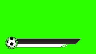 Soccer Lower Thirds #2 / Green Screen - Chroma Key