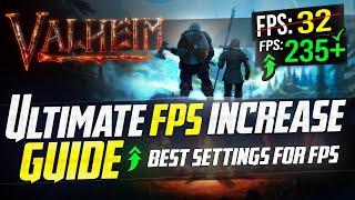 VALHEIM: Dramatically increase FPS / Performance with any setup! (Best Settings)  ️️