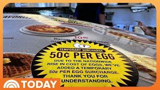 Waffle House adds 50 cent surcharge on eggs at its restaurants