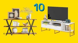 Best 10 Media Units & TV Stands Tribesigns Stylish beautiful furniture in the interior of the house