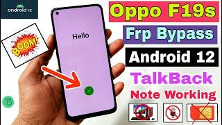 Oppo F19s FRP Bypass Android 12 Update | Oppo (CPH2223) Google Account Bypass Without Pc | 100% Ok |