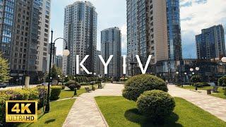 Exploring the wealthiest district of Kyiv | 4K walk