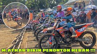 MERINDING ‼️ M.ATHAR SEPERTI DIRASUKI KHODAM RACING BAWA MOTORNYA KAYA GAK SADAR 