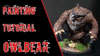 painting tutorial: owlbear