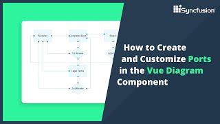 How to Create and Customize Ports in the Vue Diagram Component