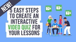 5 easy steps to create an interactive Video Quiz for your lessons - New in BookWidgets!