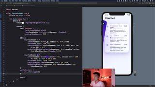 SwiftUI Live: Peek Scrolling Concept using GeometryReader