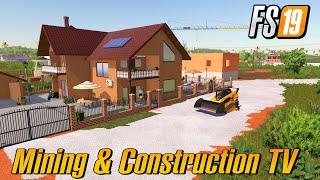 Public Works Create New Road And Paving With Tailing Mining & Construction Farming Simulator 19