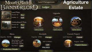 This Mod Lets You Buy And Sell Land In Villages | Mount & Blade II Bannerlord Agriculture Estate