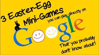 3 Google Easter-Egg Mini Games