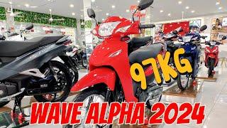 New Honda Wave alpha 2024 Red | Wave alpha đỏ #honda #wavealpha