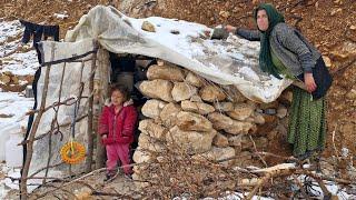 "The Hard and Challenging Life of a Cavewoman in the Heart of a Snowy Mountain"