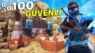 %100 GÜVENLİ HARİKA KAYA EVİ YAPTIM ! (MUHTEŞEM GELİŞİM ve ZENGİNLİK) Rust Türkçe Solo Film