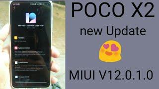 POCO X2 new ota update || MIUI v12.0.1.0 || release
