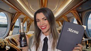 [ASMR] Private Yacht Trip: Relax Like A MILLIONAIRE  Friendly Hostess & Ocean Sounds 