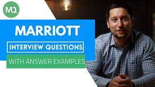 Marriott Interview Questions with Answer Examples