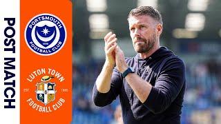 Rob Edwards on the draw at Portsmouth | Post Match