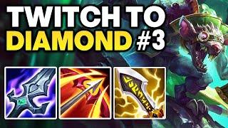 How to Play Twitch ADC in Plat MMR - Twitch Unranked to Diamond #3 | League of Legends