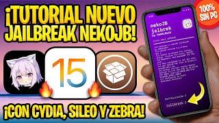 NEW JAILBREAK NEJOJB iOS 15 TUTORIAL  TWEAKS WITH CYDIA, SILEO OR ZEBRA WITHOUT A COMPUTER