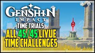 Genshin Impact All Time Trial Challenges in Liyue