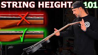 How to make action/string height adjustments on your guitar