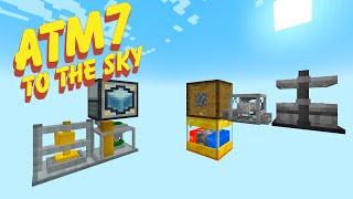 ️Auto-Sieve, Obsidian Generator, & Atomizer! ️ | ATM7 To The Sky Episode #2