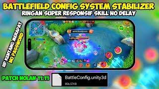 Update !! Config ML Anti Lag Battle Stabilizer v1 | Lag Fix Frame Drop | Mobile Legends